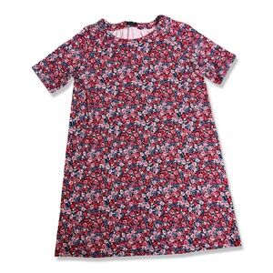 J. JILL Wearever Collection Chintz Floral Easy Wear Swing Dress